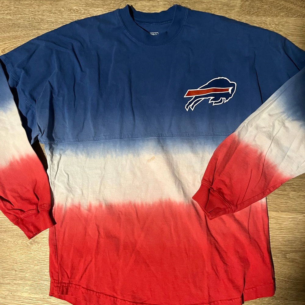 Buffalo Bills oversized crew neck long sleeve shirt